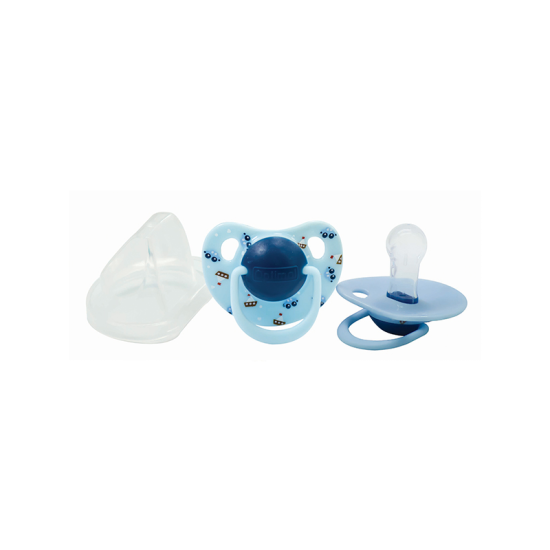 Optimal Round Nipple Silicone Pacifier 6+