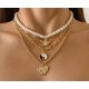 3pcs Yin & Yang Decor Charm Necklace
