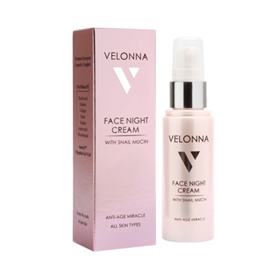 Velonna Face Night Cream With Snail Mucin