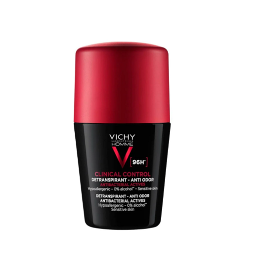 Vichy clinical control 96h detranspirant anti odor deodorant roll On for sensitive skin 50ml