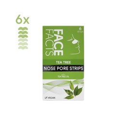 Face Facts 6x Tea Tree Nose Pore Strips