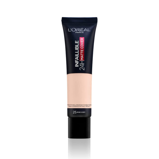 L'oreal Paris Omp Infallible Matte Cover Foundation 25 Rose Ivory
