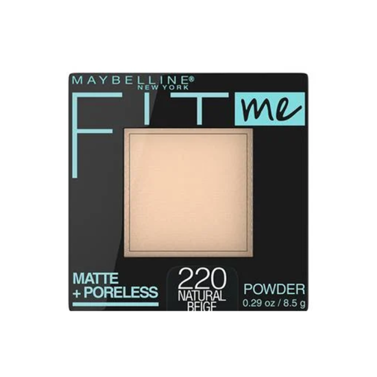 maybelline fit me matte poreless compact powder 220 natural beige