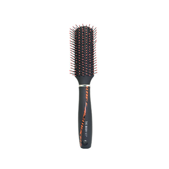 The Body Set Hair Brush With Rubber Coating