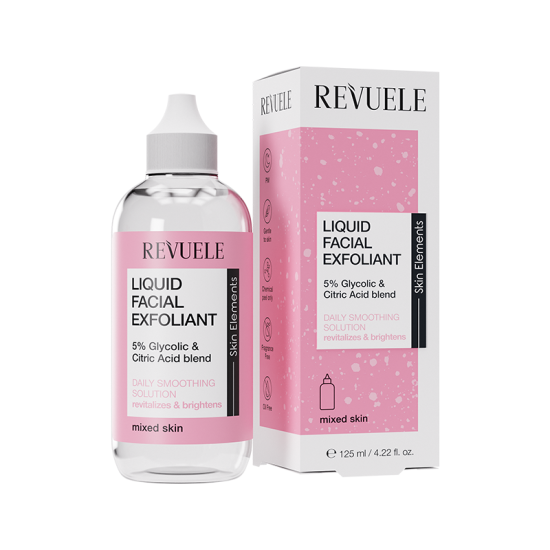 Revuele Liquid Facial Exfoliant 5% Glycolic + Citric Acid Blend 125ml