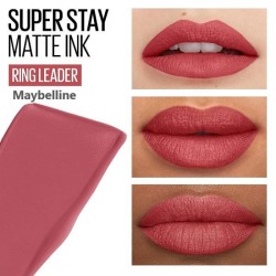 MAYBELLINE super stay matteink liquid lipstick 175 ringeader