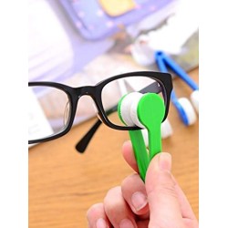Portable Multifunctional Glasses Cleaning Rub Eyeglass Sunglasses Spectacles Microfiber 