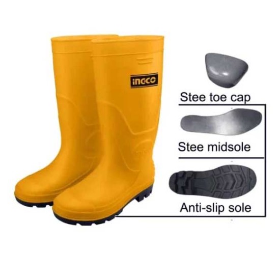 INGCO Slip-resistant Kochuk boots with metal protection 39