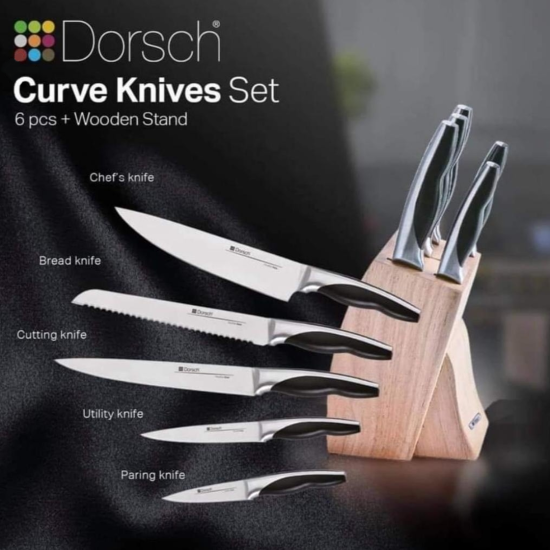 Dorsch Curve Knife Set 6pcs