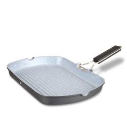 Dorsch Non Stick Grill Pan with Foaldable Handle 34 cm