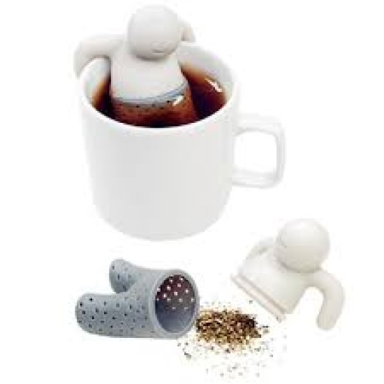 Interesting Silicone Tea Strainer Cute Cartoon Lazy Portable CreativeVillain Filter Brewing 