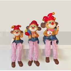 Resin Craft Clowns Family
