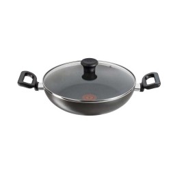 Tefal Delicia Kadai Cooking Pot With Lid 24cm