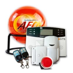 Awfar Together( Fire AFO Extinguishing Ball+	Security Alarm System .
