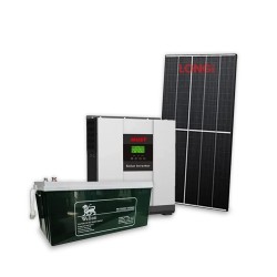 Solar System package with 1 panel and Gel Battery