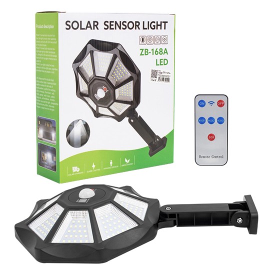 LED Waterproof Solar Sensor Light With Remote Control