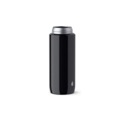 Tefal Drink2Go Light Steel Drop grey 0,6L black Screw Lid