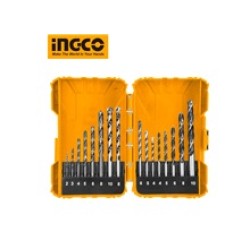 INGCO Concrete wood and iron bits set 16 pcs