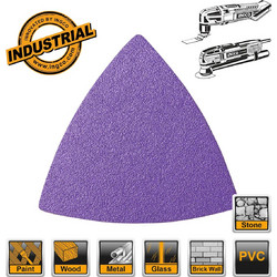 INGCO 20Pcs Triangular Pleated Sanding Paper P (40-60-80-120)