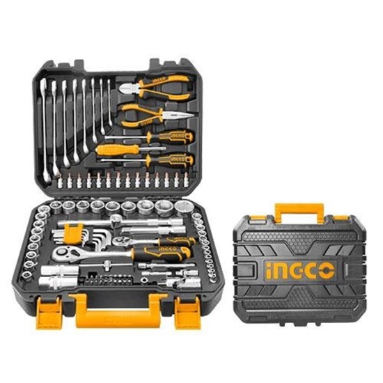INGCO Industrial tool kit with plastic bag 100 pcs