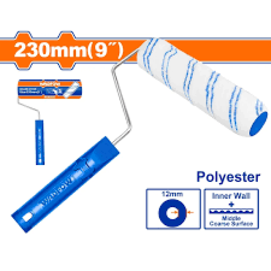 12mm polyester paint roll grip with cartridge