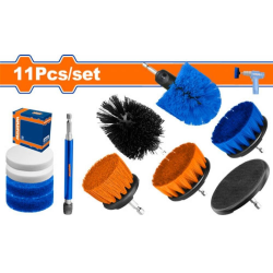 Wadfow 11-piece cleaning brush set