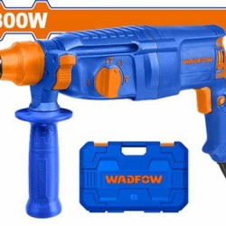 Wadfow Rotary Hammer 800W SDS Chuck With 3x Drill 2x Chisel With Case Tool Box