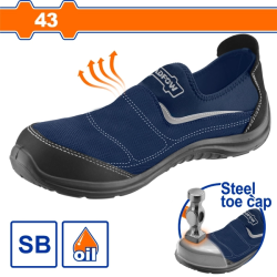 Wadfow 43 safety shoe with metal toe without laces