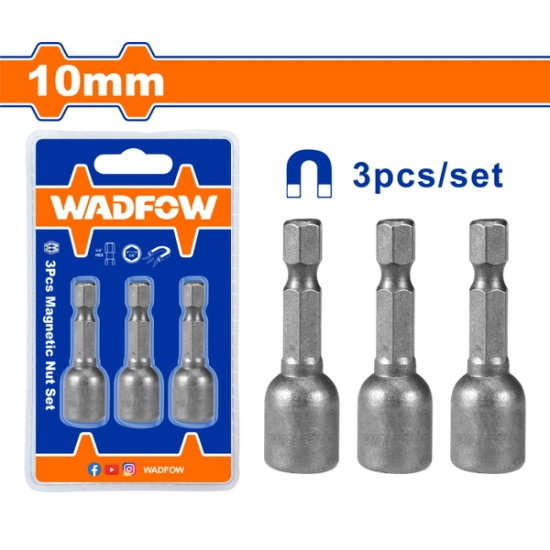 Wadfow Tarbouch 3 PCS 10 mm TOT HEX 1/4