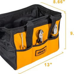 Ingco 16-Pocket Big Egg Opening Style Tool Bag 16