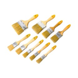 INGCO 9 pcs wood handle paint brush set