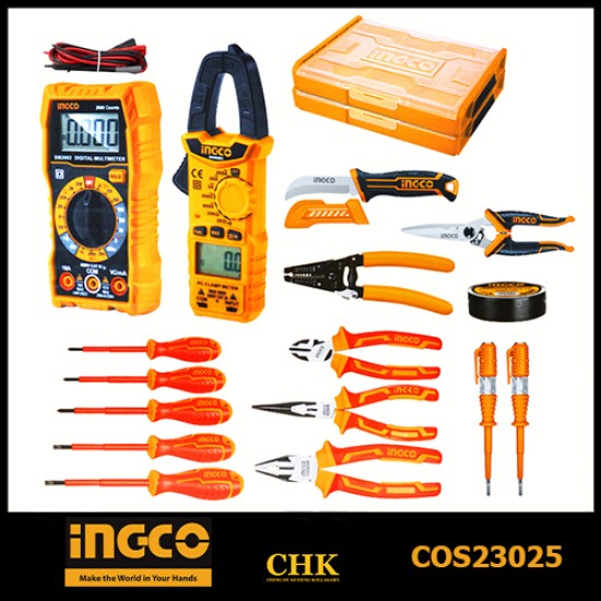 Ingco Two sets of electric tools insulated with a collectible box