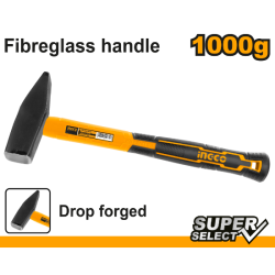 Ingco Fiber Pro 1000 g Hammer with Ergo Grip