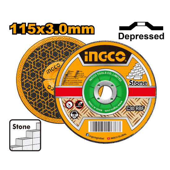 INGCO 115x3. 0mm disc cutting stone