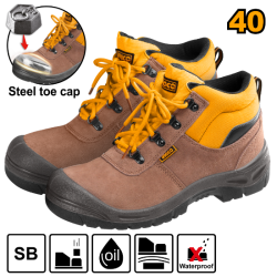 Ingco 40 (Safety) work shoes with yellow toe protection