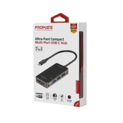 Promate Ultra-Fast Compact Multi-Port USB-C Hub