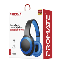 Promate Deep Bass Over-Ear Wireless Headphones