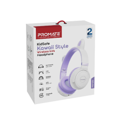 Promate Kids safe Kawaii Style Wireless Kids Headset