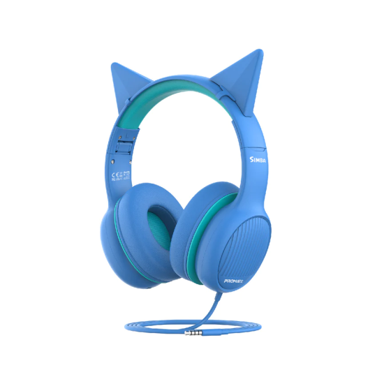 Promate Over-Ear Hi-Definition SafeAudio™ Wired Headset