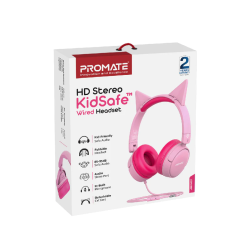 Promate HD Stereo KidSafe Wired Headset