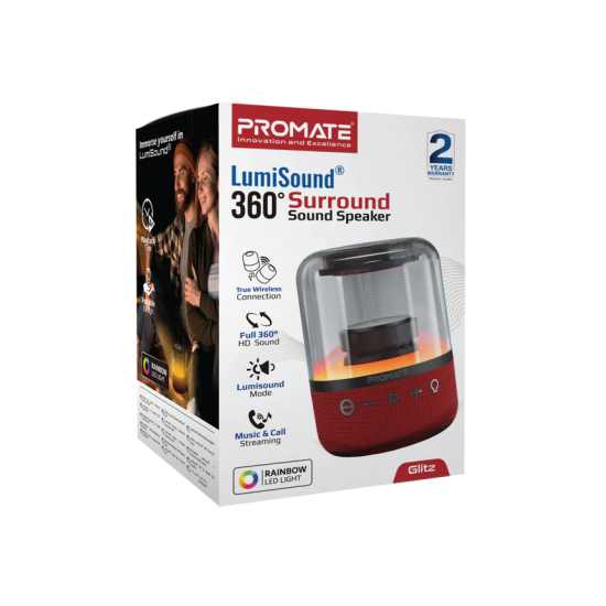 Promate LumiSound® 360° Surround Sound Speaker