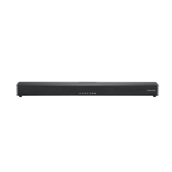 Promate 120W Ultra-Slim SoundBar with Built-in Subwoofer
