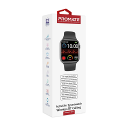 Promate ActivLife™ Smartwatch with Hands-Free Function
