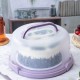 Cake Carrier Round  -Violet 