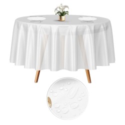 Wipe Clean Table Clothes - Colored Kiwi Round 