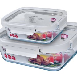 Testa New Glass Food Container Set of 2 - Rectangle