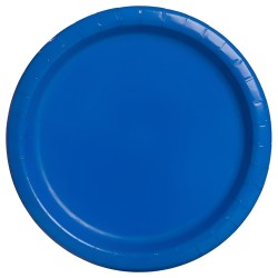 Unique Royal Blue Paper Plates 8ct