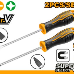 INGCO 2 Pcs 6x125mm screwdriver set