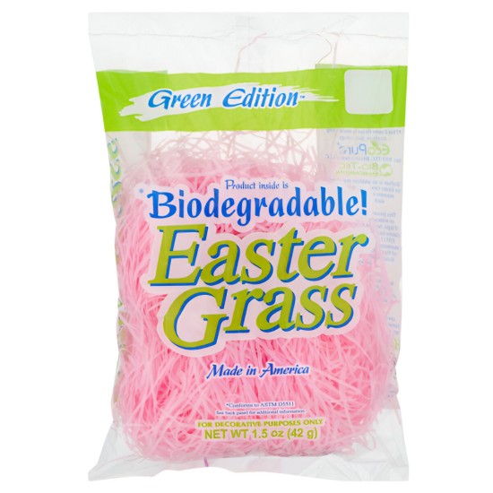 Biodegradable Easter Grass - Pink
