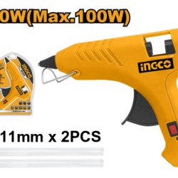 INGCO 100W (2pcs glue sticks) + industrial wax straightener